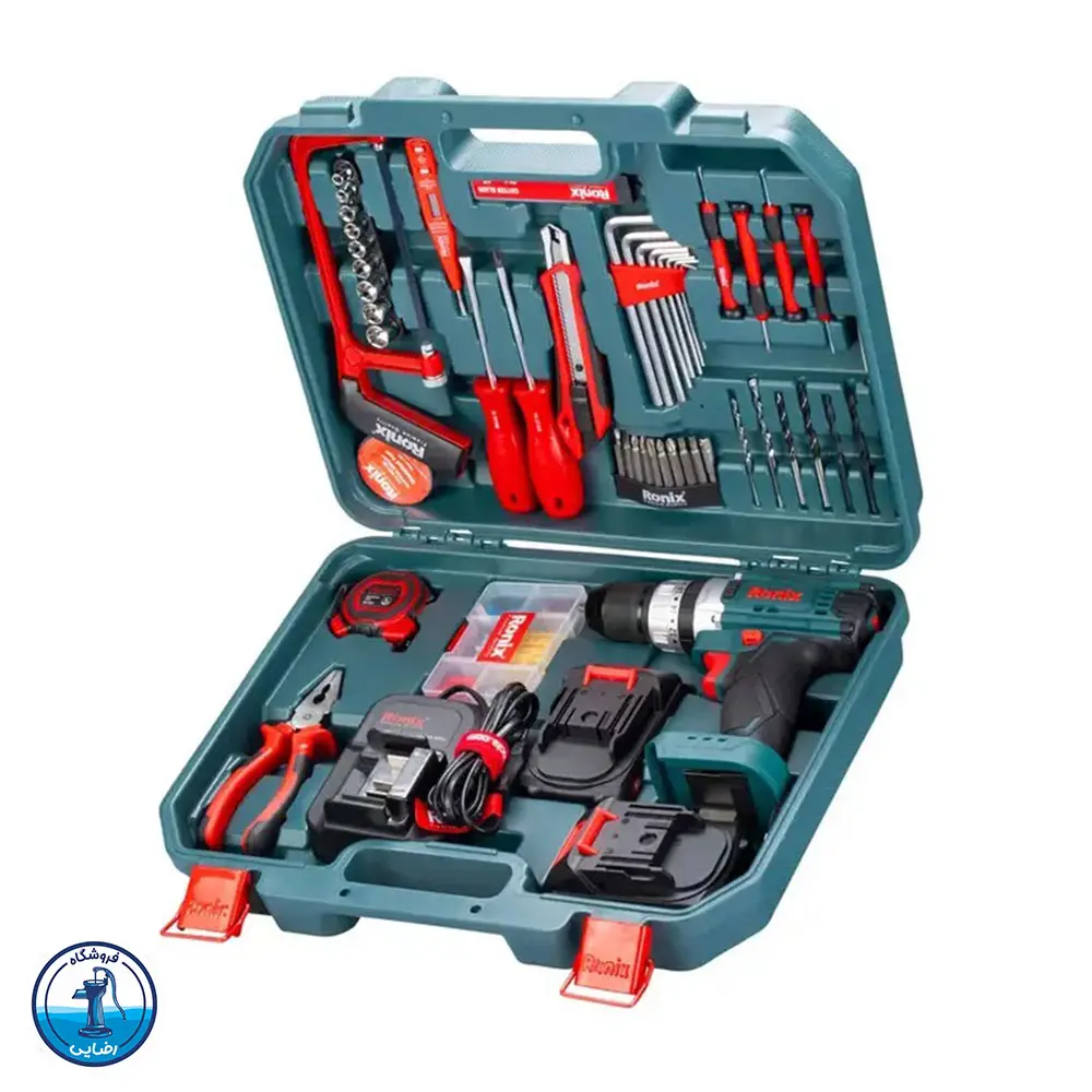 کیت دریل شارژی 53 پارچه رونیکس مدل RS-8620