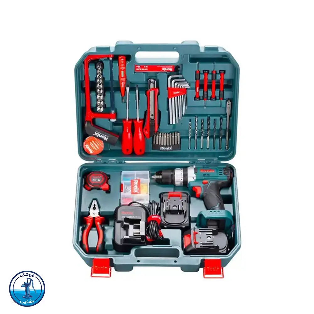 کیت دریل شارژی 53 پارچه رونیکس مدل RS-8620